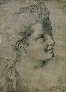 Cabeza de mujer de Annibale Carracci
